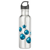 Weihnachtsgeschossen und -stars edelstahlflasche (Vorderseite)