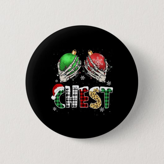 Weihnachtsgeschwüre Nüsse Weihnachten Weihnachtsge Button (Vorderseite)
