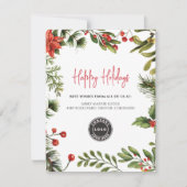 Weihnachtsgesellschaftskarte für das Add-On Busine Mitteilungskarte (Vorderseite)