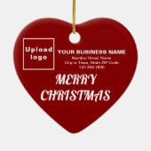 Weihnachtsgestalt Keramik Ornament (Hinten)