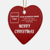 Weihnachtsgestalt Keramik Ornament (Links)