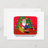 Weihnachtsgestaltung 2 postkarte (Vorne/Hinten)