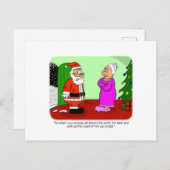 Weihnachtsgestaltung 5 postkarte (Vorne/Hinten)