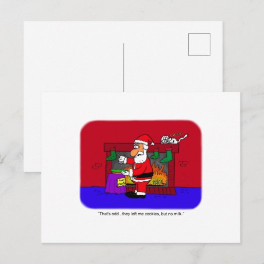 Weihnachtsgestaltung 6 postkarte (Vorne/Hinten)