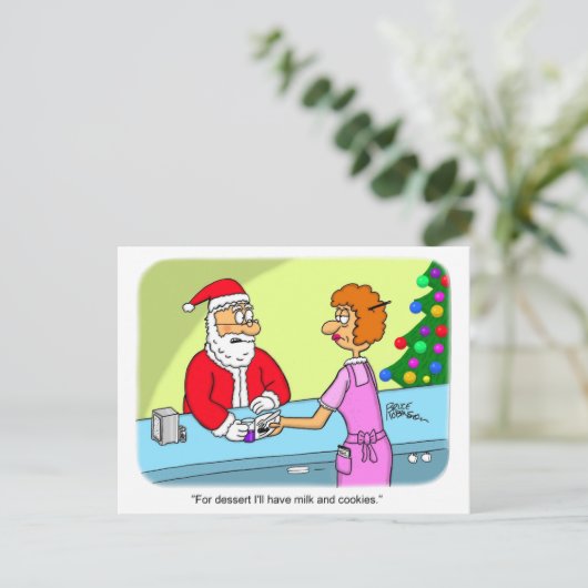 Weihnachtsgestaltung 8 postkarte (Stehend Vorderseite)