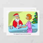 Weihnachtsgestaltung 8 postkarte (Vorne/Hinten)