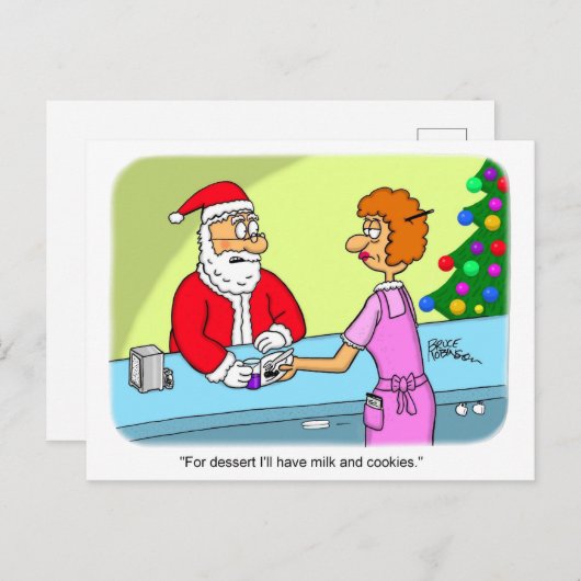 Weihnachtsgestaltung 8 postkarte (Vorne/Hinten)