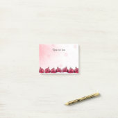 Weihnachtsgestaltung mit Weihnachtsbaumvorlage Post-it Klebezettel (Auf Schreibtisch)