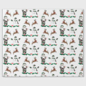 Weihnachtsgestaltung, Urlaubspapier Geschenkpapier (Flach)