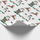 Weihnachtsgestaltung, Urlaubspapier Geschenkpapier (Ecke)