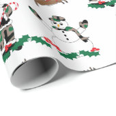 Weihnachtsgestaltung, Urlaubspapier Geschenkpapier (Rolleneckpunkt)