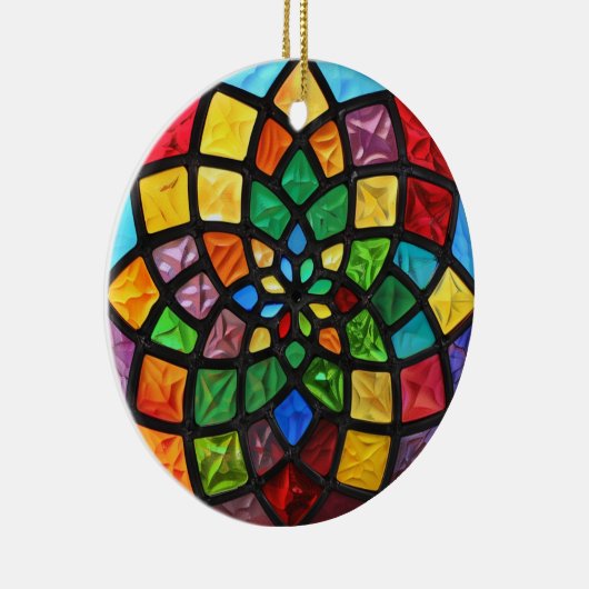 Weihnachtsgestecke Keramik Ornament (Rechts)