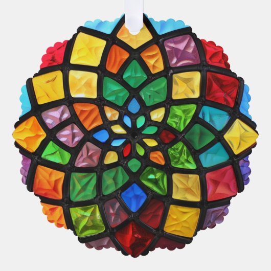 Weihnachtsgestecke Ornament Karte (Vorderseite)