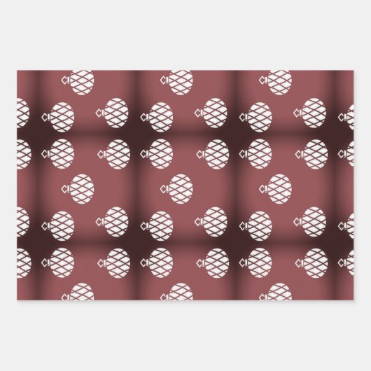 Weihnachtsgestein Geschenkpapier Set (Vorderseite 2)