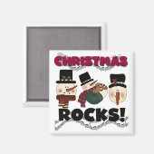 Weihnachtsgesteine - T - Shirt und Geschenke Magnet (Vorderseite/Rückseite)