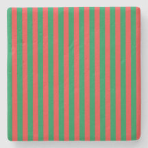 Weihnachtsgestreichter Untersetzer