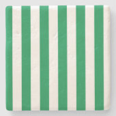 Weihnachtsgestreichter Untersetzer (Vorderseite)