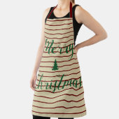 Weihnachtsgestreift Schürze (InSitu)