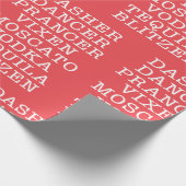 Weihnachtsgetränk Feier Rentier Alkohol Geschenkpapier (Ecke)