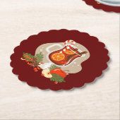 Weihnachtsgetränk Untersetzer (angewinkelt)