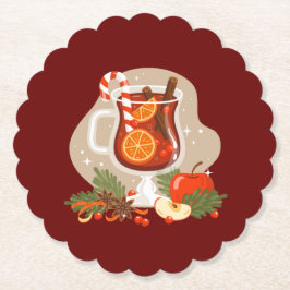 Weihnachtsgetränk Untersetzer