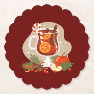 Weihnachtsgetränk Untersetzer