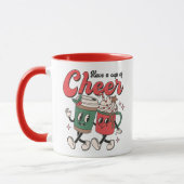 Weihnachtsgetränk : Viel Freude! Tasse (Links)