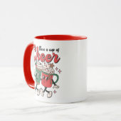 Weihnachtsgetränk : Viel Freude! Tasse (Vorderseite Links)