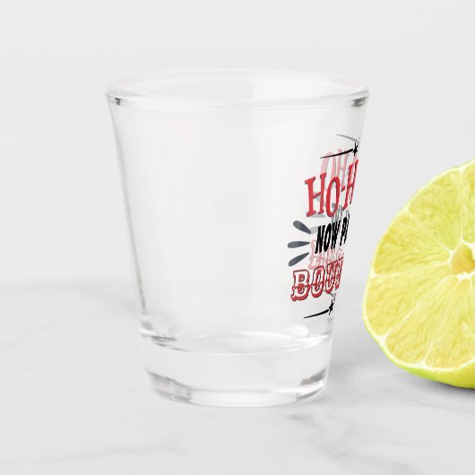 Weihnachtsgetränk, wer den Bourbon passieren Schnapsglas (Links)