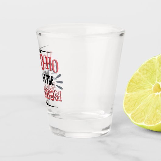 Weihnachtsgetränk, wer den Bourbon passieren Schnapsglas (Rechts)