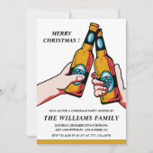 Weihnachtsgetränke Party Einladung (Vorderseite)