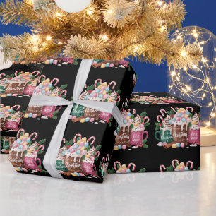 Weihnachtsgetränke Pink Coquette Lebkuchen Kaffee  Geschenkpapier