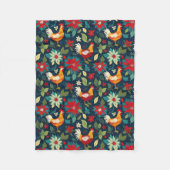 Weihnachtsgewächse Fleecedecke (Vorderseite)