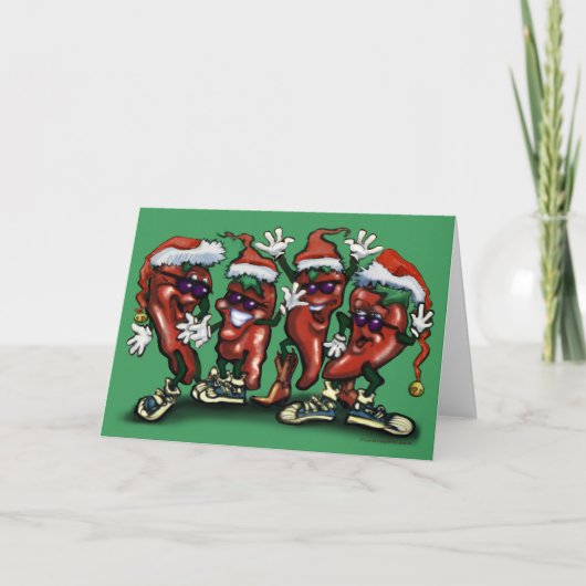 Weihnachtsgewürze Feiertagskarte (Vorderseite)