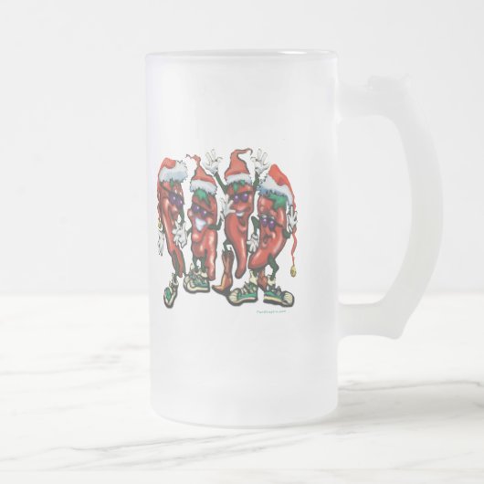 Weihnachtsgewürze Mattglas Bierglas (Rechts)