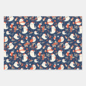 Weihnachtsghost-Wrapping-Papier Geschenkpapier Set (Vorderseite 2)