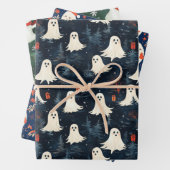 Weihnachtsghost-Wrapping-Papier Geschenkpapier Set (Beispiel)