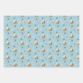 Weihnachtsginger Brot Geschenk Wrap Geschenkpapier Set (Vorderseite 3)