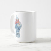 Weihnachtsginger Jar Kaffeetasse (Vorderseite Links)