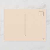 Weihnachtsgingerbrot, Aquarell Feiertagspostkarte (Rückseite)