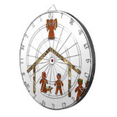 Weihnachtsgingerbrot Dartscheibe (Vorderseite rechts)