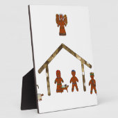 Weihnachtsgingerbrot Fotoplatte (Seite)