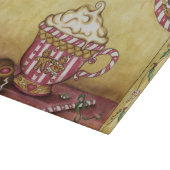 Weihnachtsgingerbrot - Geschenk des Küchenschnitts Schneidebrett (Ecke)