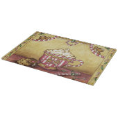 Weihnachtsgingerbrot - Geschenk des Küchenschnitts Schneidebrett (Ecke)