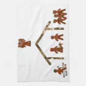 Weihnachtsgingerbrot Geschirrtuch (Vertikal)