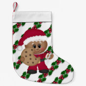 Weihnachtsgingerbrot Holiday Cookie Strumpf Kleiner Weihnachtsstrumpf (Vorderseite)