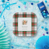 Weihnachtsgingerbrot Kinderdusche Pappteller (Party)