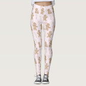 Weihnachtsgingerbrot-Leggings Leggings (Vorderseite)