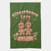 Weihnachtsgingerbrot Liebe Küchentücher (Vertikal)