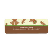 Weihnachtsgingerbrot Men Labels (Vorne)